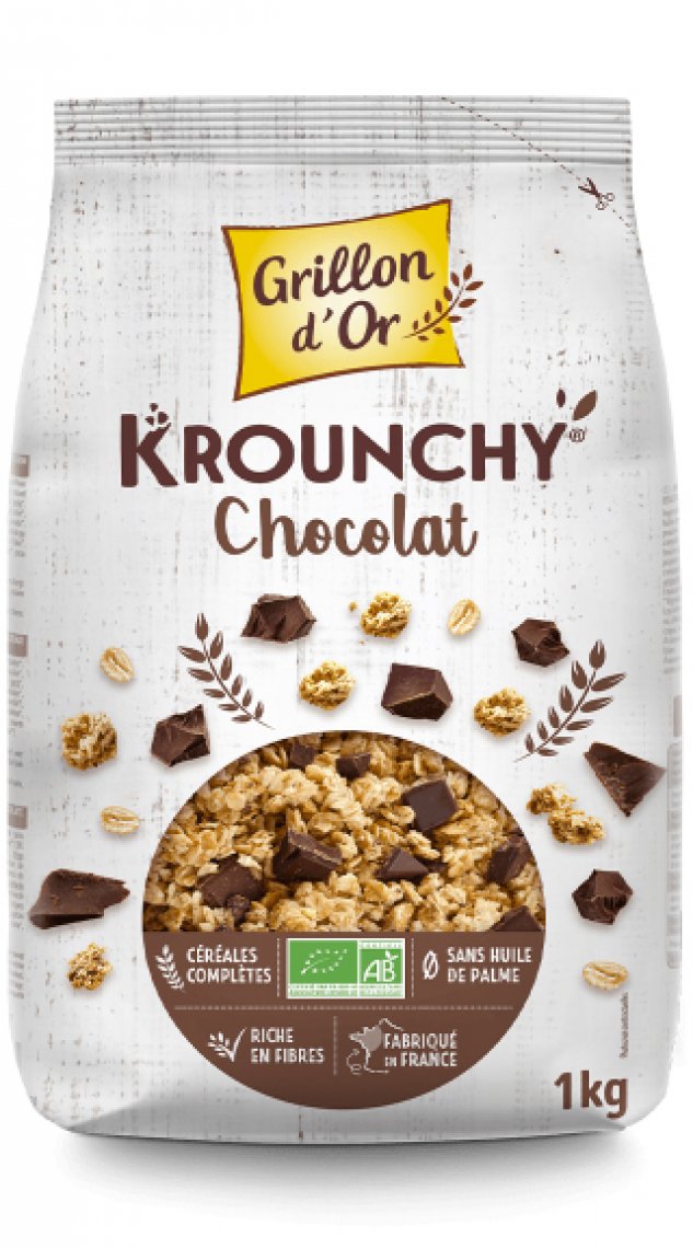 Krounchy Chocolat - 1KG - Grillon d'Or -