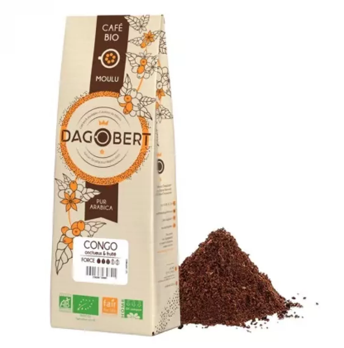 Caf&eacute; Congo Moulu 250G Dagobert