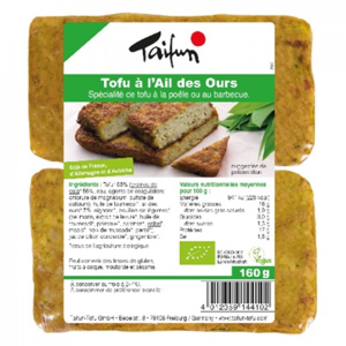 Tofu à l'Ail des Ours - 160G - Taifun