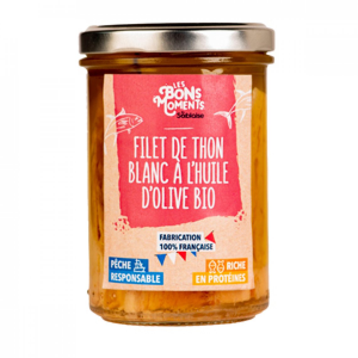 Thon Blanc Huile d'olive - 190G - Les Bons Moments