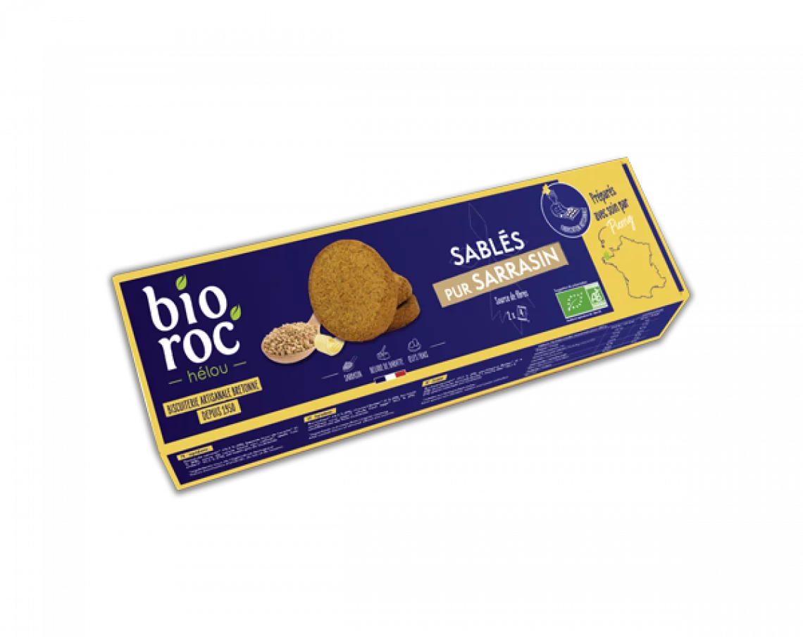 Sabl&eacute;s Sarrasin Pur Beurre 130G Bioroc