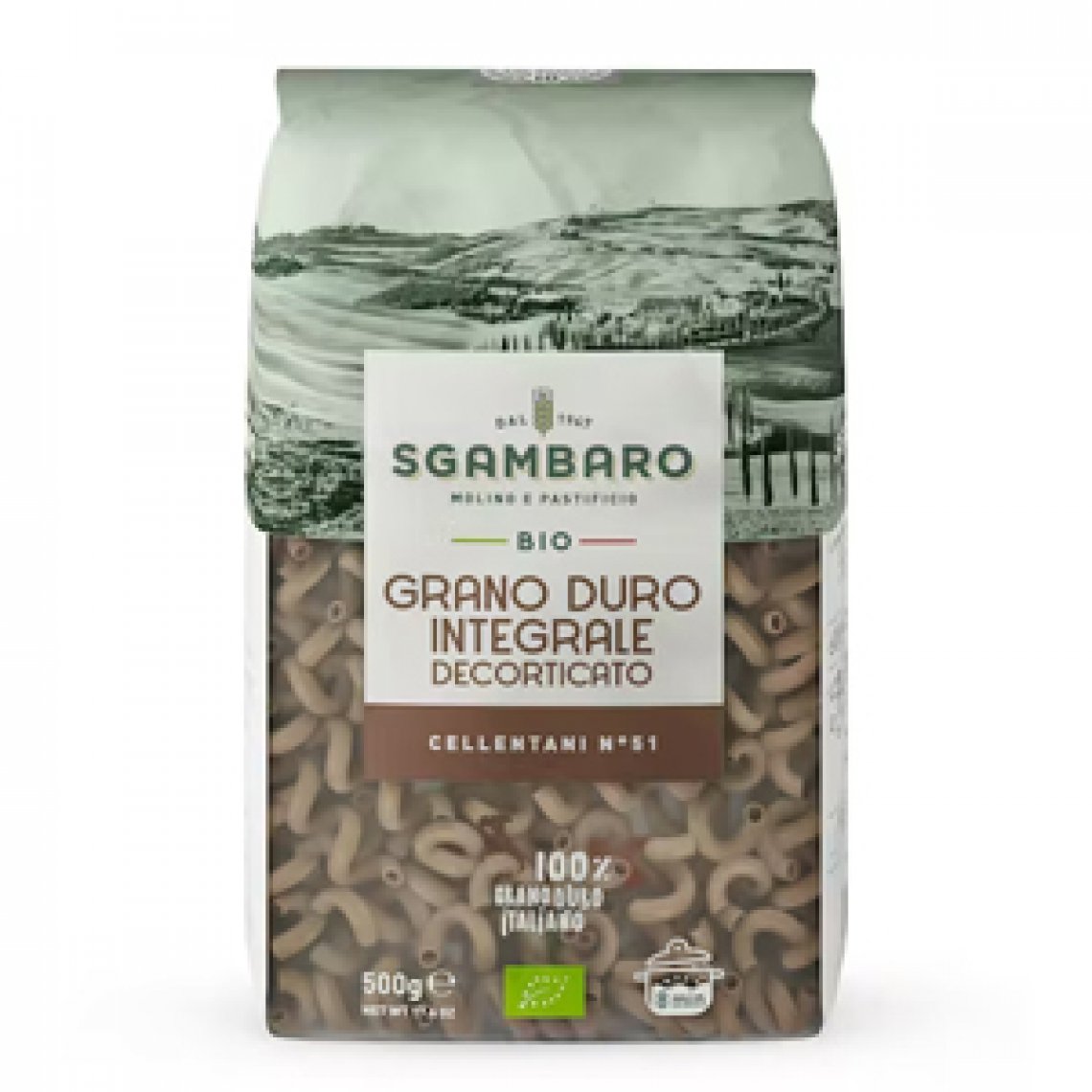 Cellentani de Ble Complet - 500G - Sgambaro