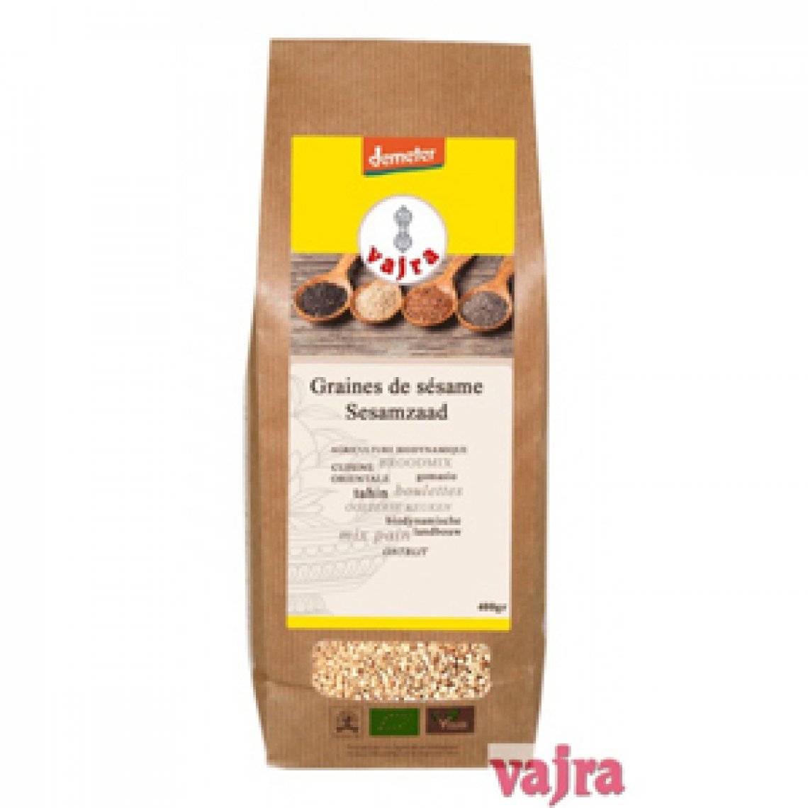 Graines de Sésame Demeter - Boîte de 6 X 400G - Vajra