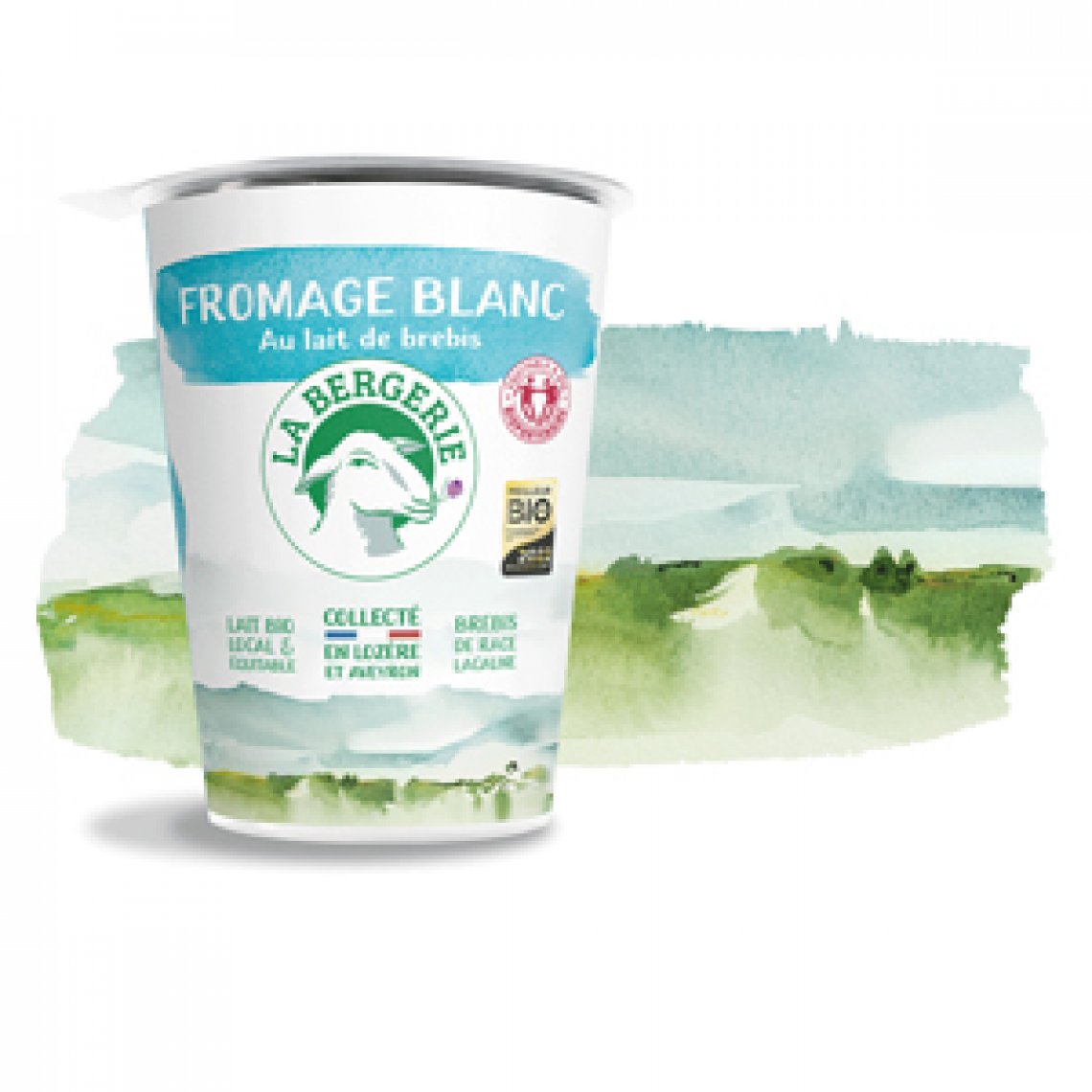 Fromage Blanc de Brebis Nature - 400G - La Bergerie