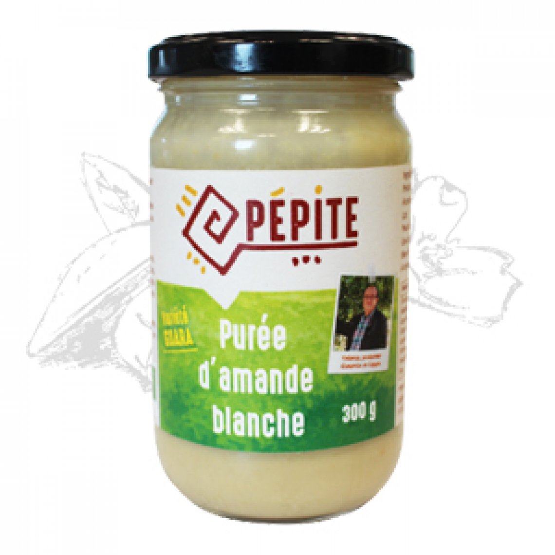 Purée d'Amande Blanche -  300G - Pépite