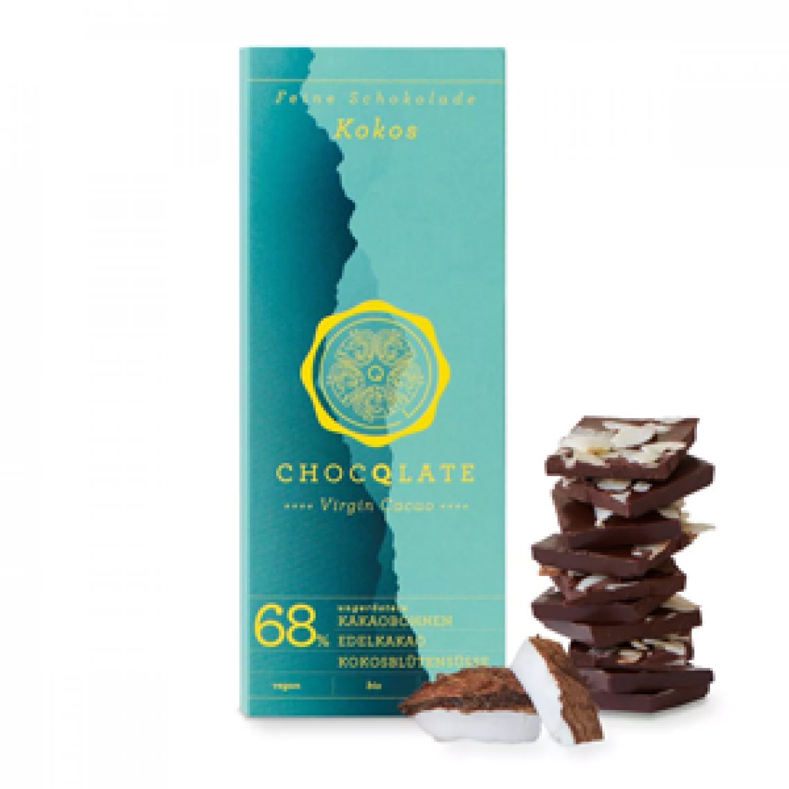 Chocolat 68% Noix de Coco - Chocqlate