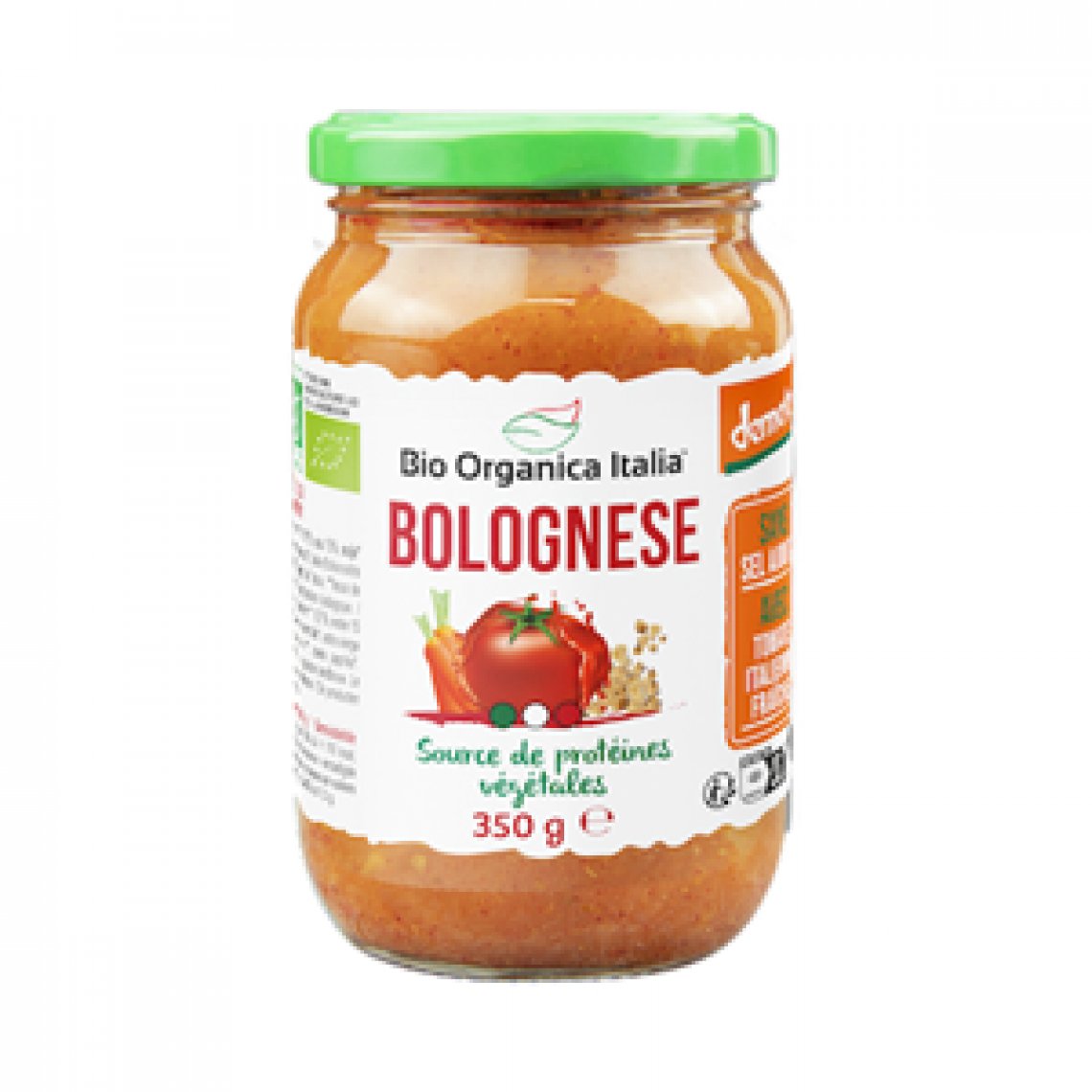 Sauce Tomate Bolognaise Végétale  5x350g Bio Organica Italia
