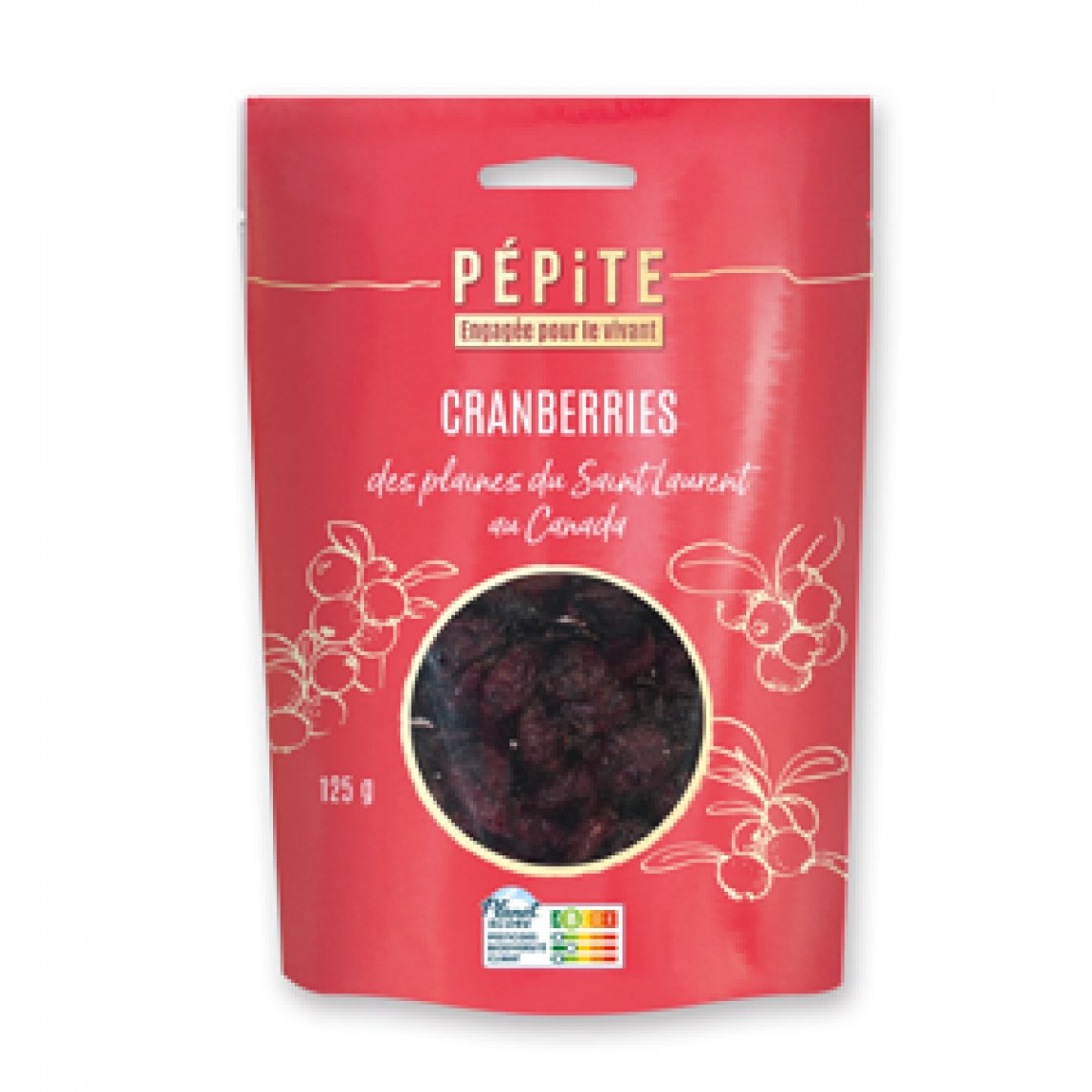 Cranberry 125G  Pépite