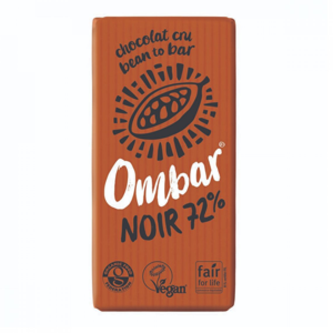 Chocolat Cru Noir 72% 3 x 35G Ombar