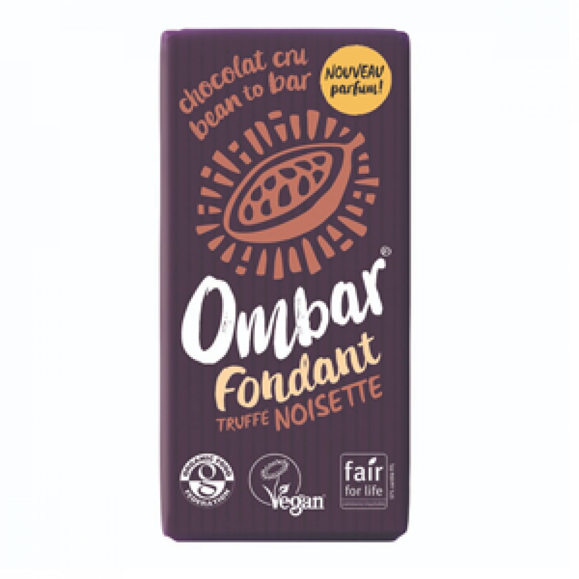 Chocolat Cru Fondant Noisette 3 x 35G Ombar