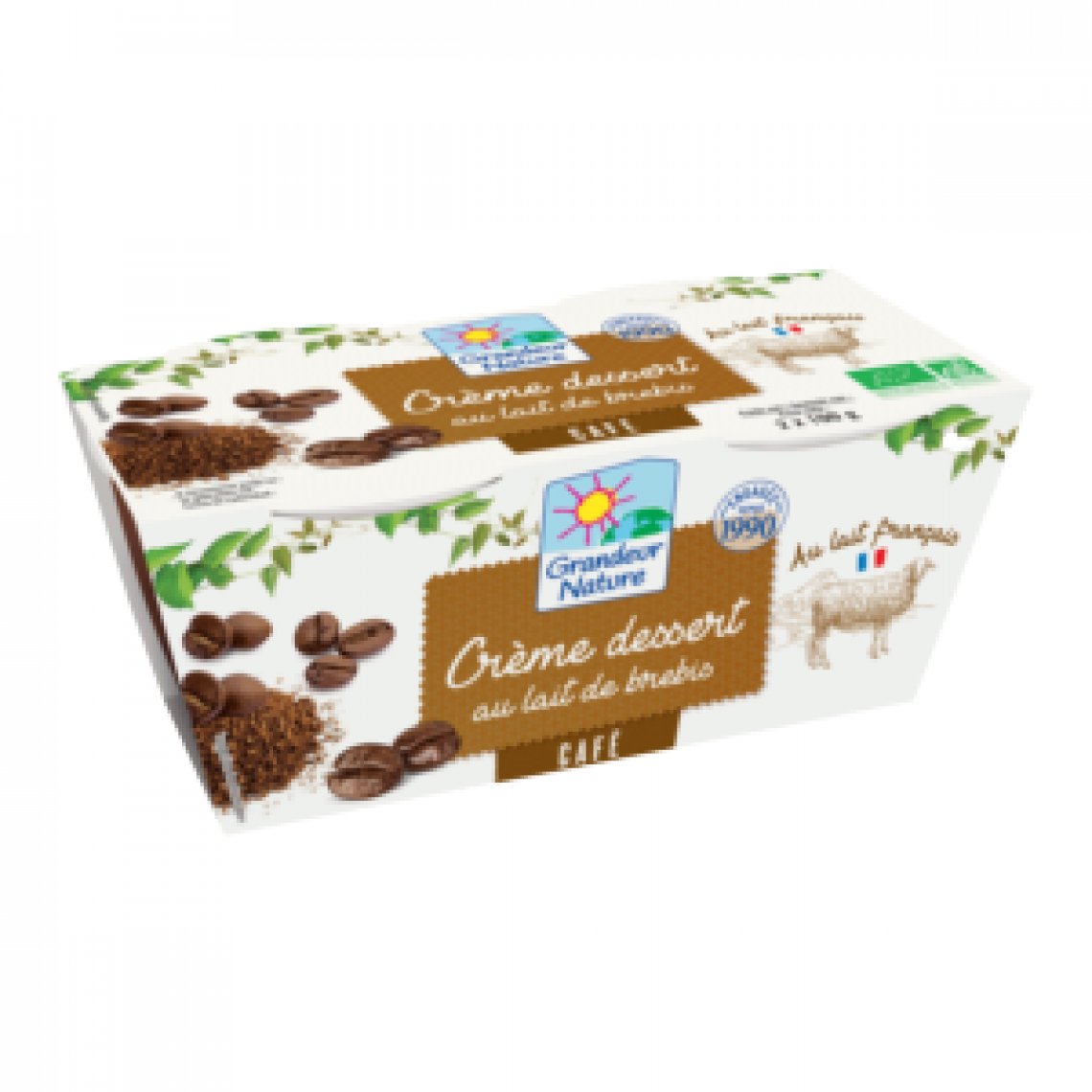 Crème Dessert Café 4x100G Grandeur Nature