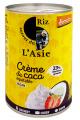Crème de Coco 23% Demeter - 400ML - Philippines - Autour du Riz