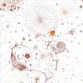 Carte Ma Fleur Magique - 14,7cmx14,7cm - by cekyka.com