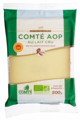 Comt&eacute; Lait Cru Portion ou Rap&eacute; RBIO