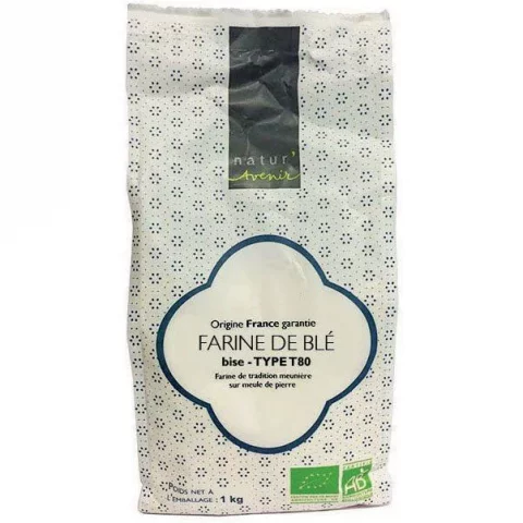 Farine de Bl&eacute; T80 1KG Natur'Avenir
