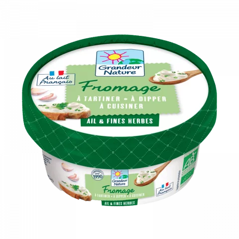 Fromage &agrave; Tartiner Ail/herbes Grandeur Nature