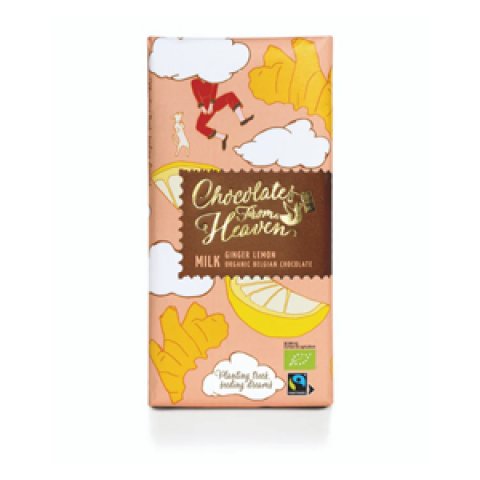 Chocolat Lait Gingembre Citron - 100G - Chocolates Heaven