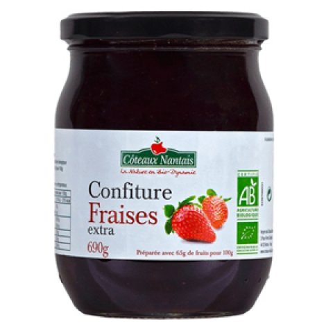 Confiture de Fraise Extra - 690G - Coteaux Nantais