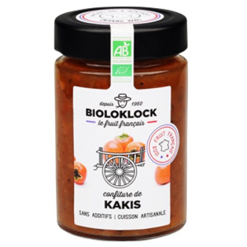 Confiture de Kaki - 230G - Biolo'Klok