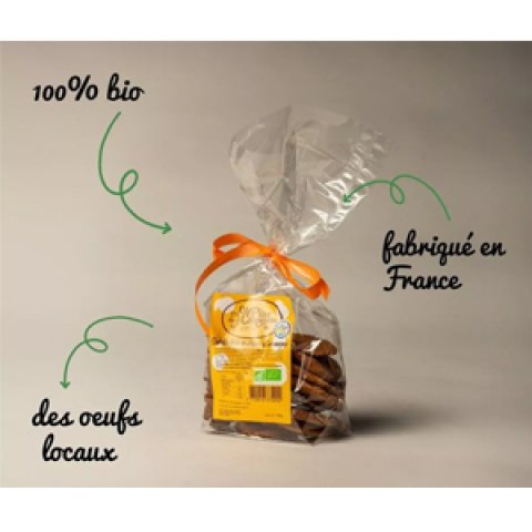 Biscuits Écorces d'Orange 150G La P'tite Chipeuse