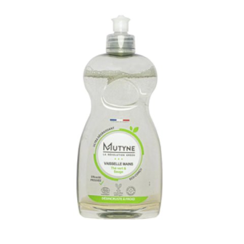 Liquide Vaisselle Thé Vert Sauge - 500ML - Mutyne