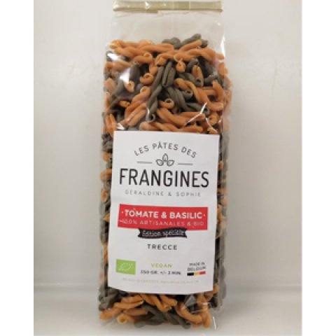 Pâtes Trecce Artisanales Tomate Basilic - 350G - Frangines