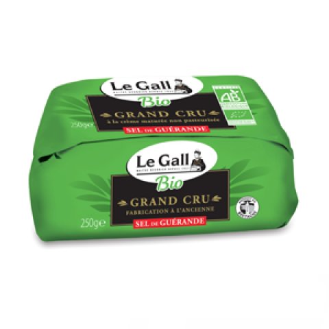 Beurre Cru de Vache Sel de Guérande - 250G - Le Gall