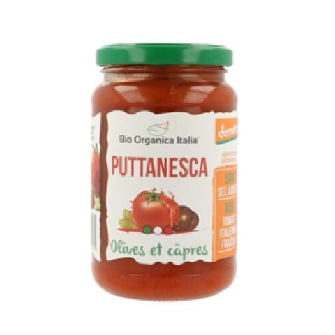 Sauce Tomate Olives et Câpres 5x350g Bio Organica Italia