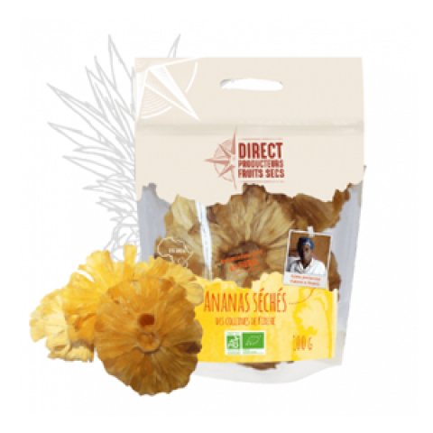 Ananas séché en rondelles 100G Pépite