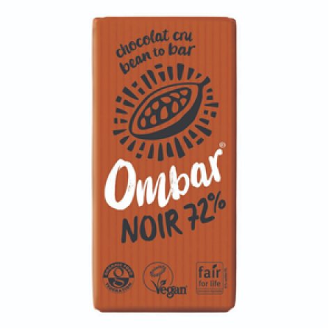 Chocolat Cru Noir 72% 3 x 35G Ombar