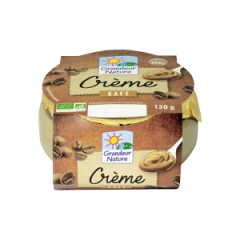 Crème au Café 4x130G  Grandeur Nature