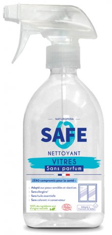 Spray nettoyant vitres sans parfum - 500ml - Safe