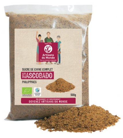 Sucre Mascobado - 500G - Philippines - Artisans du Monde 