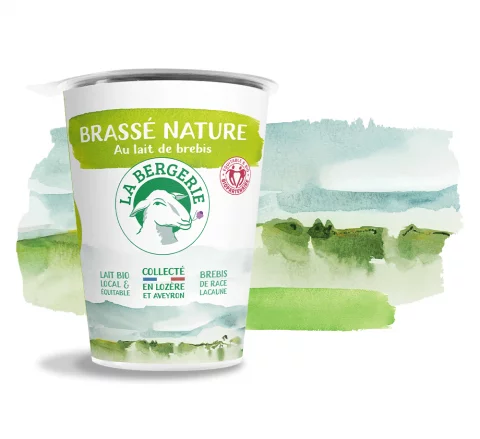 Brass&eacute; Nature Brebis Pot de 400g La Bergerie