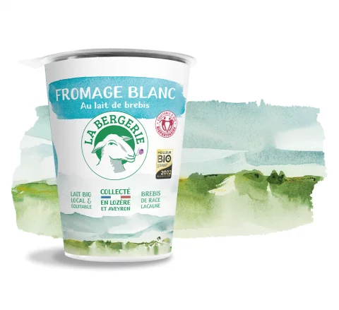 Fromage Blanc Brebis Pot de 400g La Bergerie